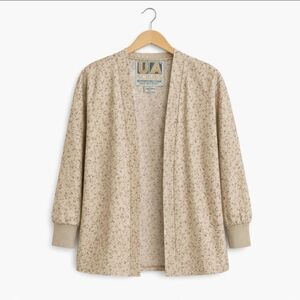 Uniform Advantage Dog Lover Medical Animal Print Scrub Jacket Plus Size 3x